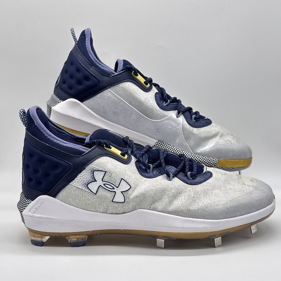 Under Armour Bryce Harper HOVR Baseball Cleats Men’s Hybrid 15 Navy/Silver New main image 7